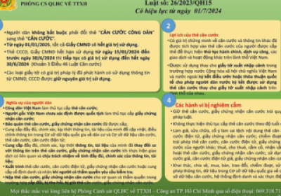 4 lưu ý quan trọng về Luật Căn cước