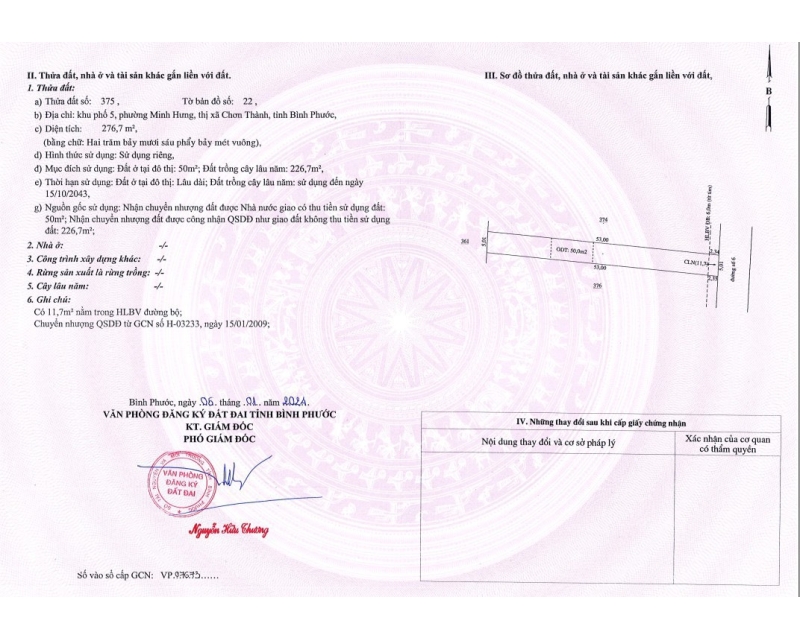 3 NỀN NGAY KCN MINH HƯNG GIÁ 530 TRIỆU NỀN.